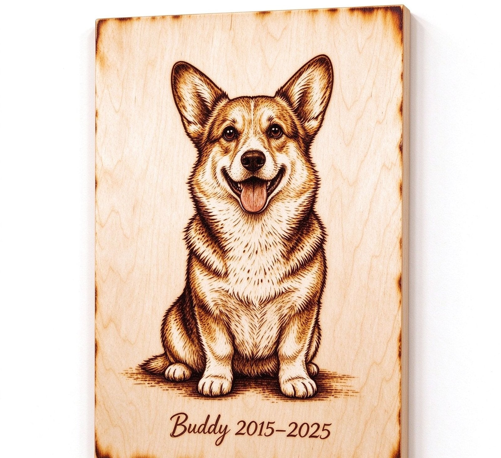Pet Memorial Pyrography